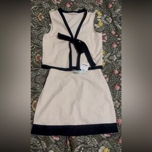 Chic Cream and Black set